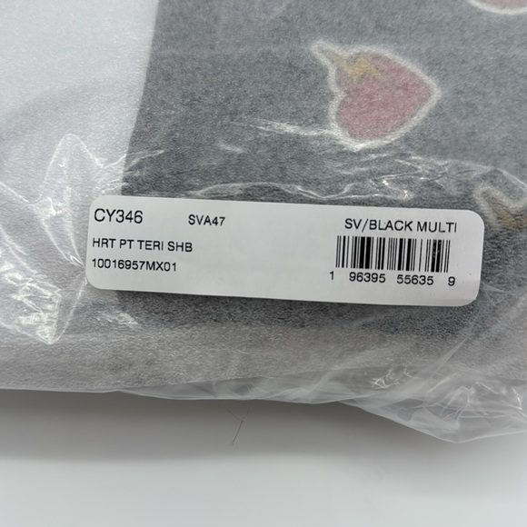 Coach Teri Shoulder Bag With Heart Bolt Print - Picture 10 of 14